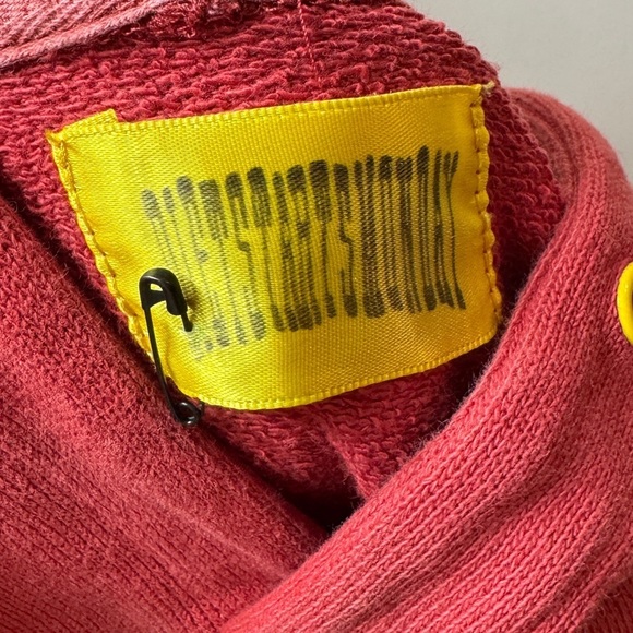 Diet Starts Monday Cotton French Terry Graphic Spellout Red Hoodie Size XL - Picture 11 of 13